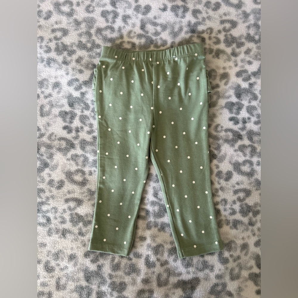 Garanimals green leggings, Size 12M